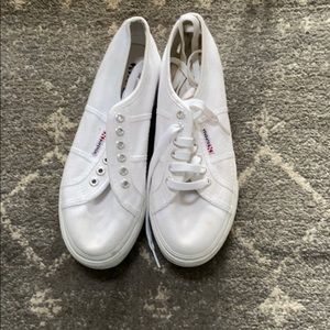 Superga platform sneakers size 9